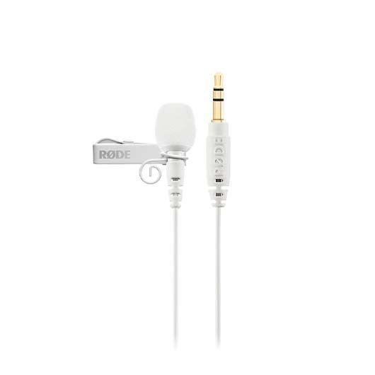 Microfone de Lapela RODE Lavalier GO (Com fios - 20 Hz a 20 kHz - 1 x jack de 3,5 mm - Branco)