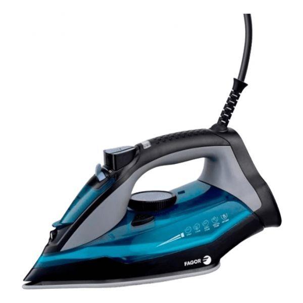 Ferro de Engomar FAGOR Comforta Swell (2200 W - 0,35 l - Base de cerâmica - Preto/Azul/Cinzento), miniatura 2