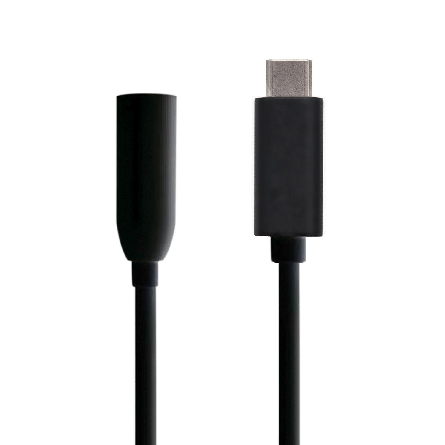 Adaptador USB-C para Áudio AISENS A109-0348 (0,15 m - USB C - Jack 3,5 mm - Preto), miniatura 2