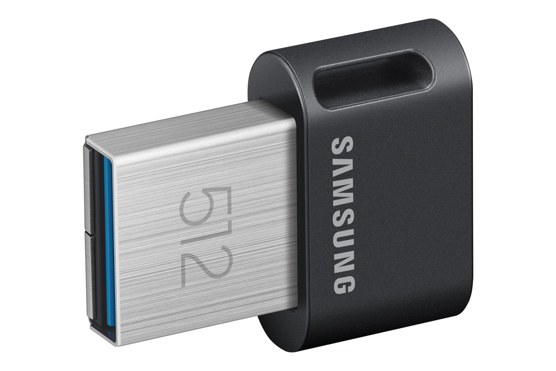 Pen USB SAMSUNG Fit Plus MUF-512AB (512 GB - Sem tampa - USB Type-A - Preto e Aço Inoxidável), miniatura 3