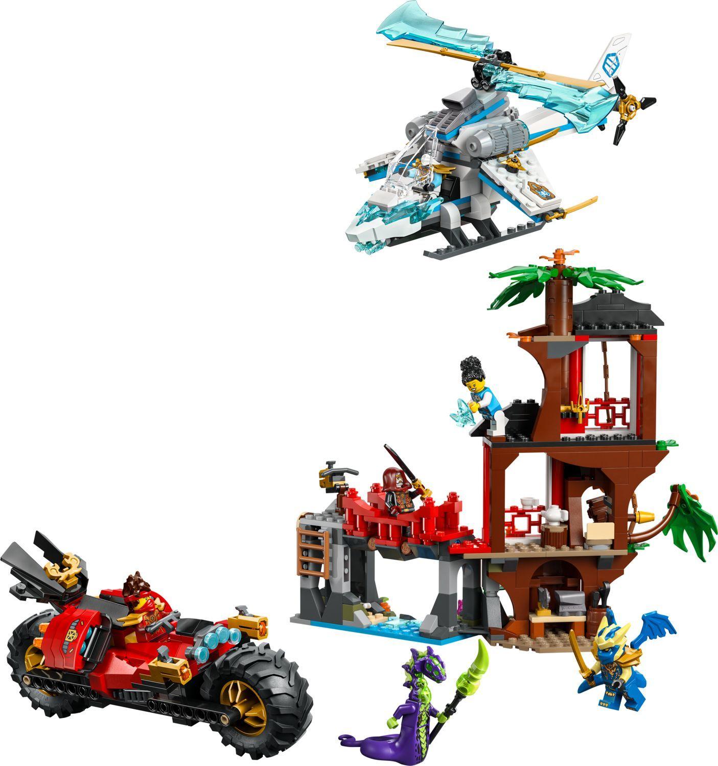 LEGO 71857 Ninjago Batalha na Casa da Árvore com Veículos Ninja (7+ anos - 642 peças)