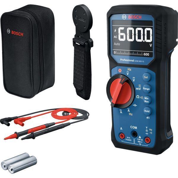 Multímetro Digital BOSCH GDM 600-15 + MH1 (True RMS - 600 V) — miniatura 2