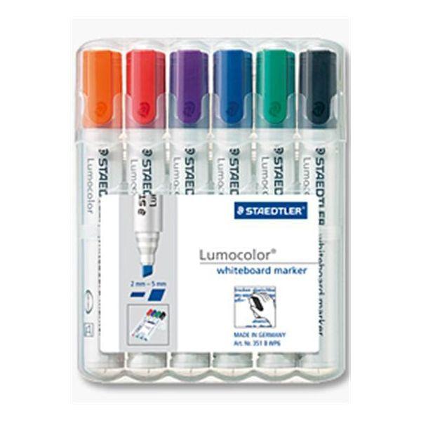 Marcadores para Quadro Branco STAEDTLER Lumocolor 351 B WP6 (2–5 mm - Sortido), miniatura 2