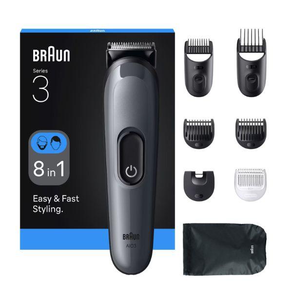 Aparador BRAUN AIO3540 (Preto e Cinzento)