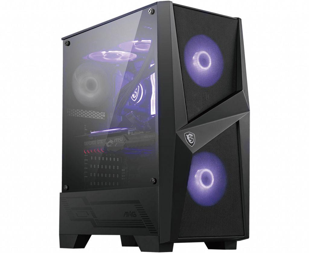 Caixa PC MSI MAG Forge 100M (ATX, micro ATX, Mini-ITX - Midi Tower - ATX, Micro-ATX, Mini-ITX - Preto)