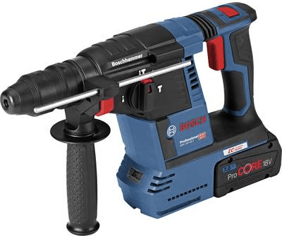 Martelo Perfurador BOSCH GBH 18V-26 F Professional (Preto, Azul e Vermelho)