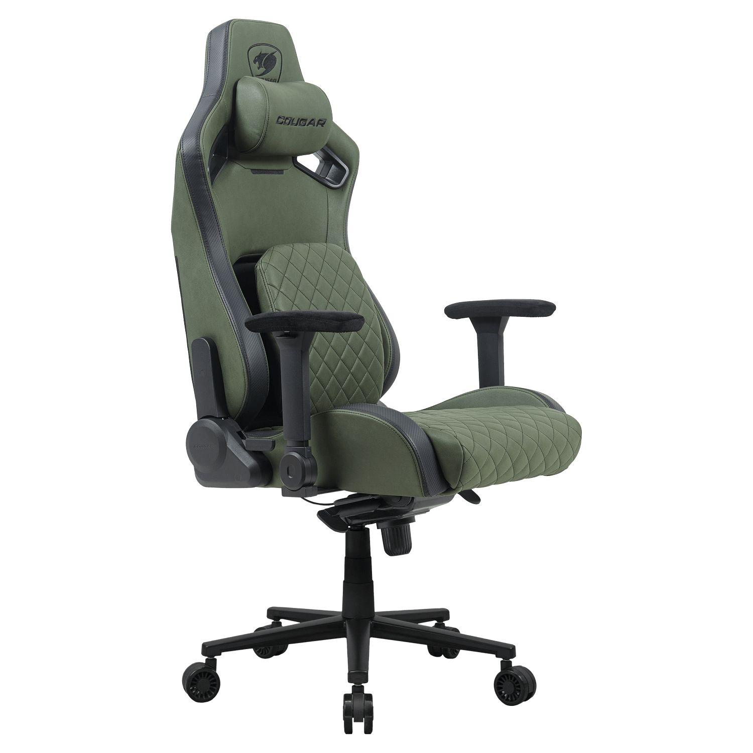 Cadeira Gaming COUGAR Defensor S Army Green F (150 kg - 137 cm - 90-135° - Verde/Preto), miniatura 4