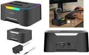 Docking Station LOGILINK QP0036 (USB 3.2 Gen 1 USB-C - Preto)