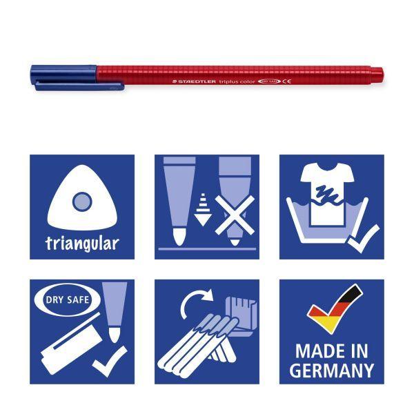 Marcadores de Ponta Fina STAEDTLER Triplus Color 323 C10 TA (Cores sortidas), miniatura 5