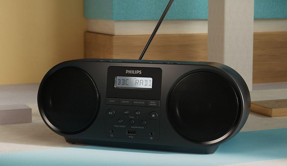 Leitor de CD Portátil PHILIPS TAZ6000/10 (4 W - Preto), miniatura 8