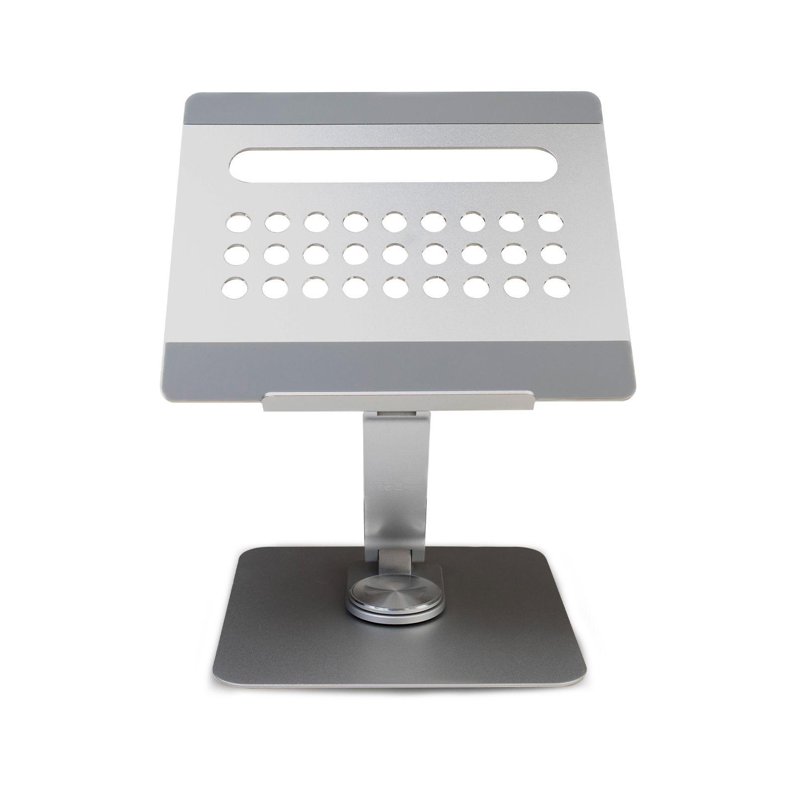Suporte de Secretária para Portátil EWENT EW1269 (43,2 cm - Cinzento e Prateado)