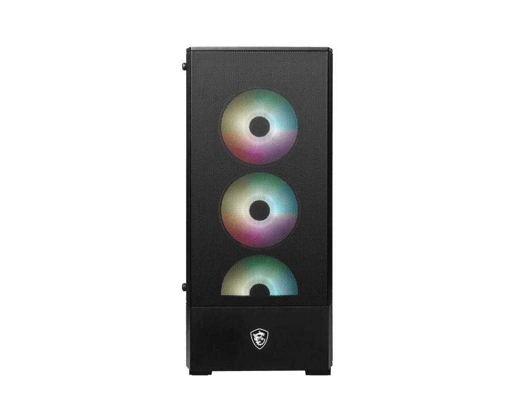 Caixa PC MSI MAG FORGE 112R (ATX, micro ATX, Mini-ITX - Midi Tower - Vidro temperado - Preto) — miniatura 2