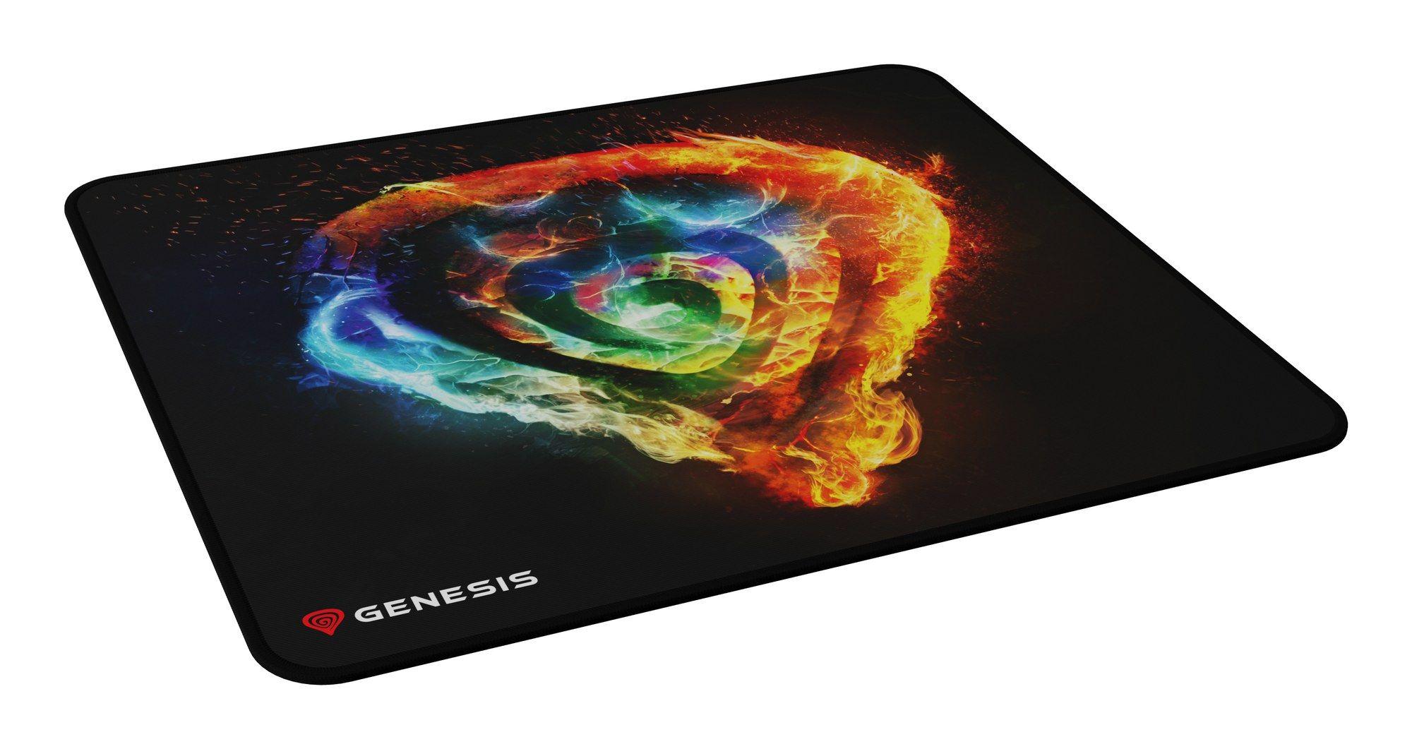 Tapete de Rato Gaming GENESIS Carbon 500 M Fire G2 (Tecido, Borracha - Tecido - 2,5 mm - Multicor) — miniatura 3