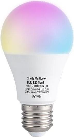 Lâmpada Inteligente SHELLY Multicolor Bulb E27 Gen3 (RGBW - Multicolor)