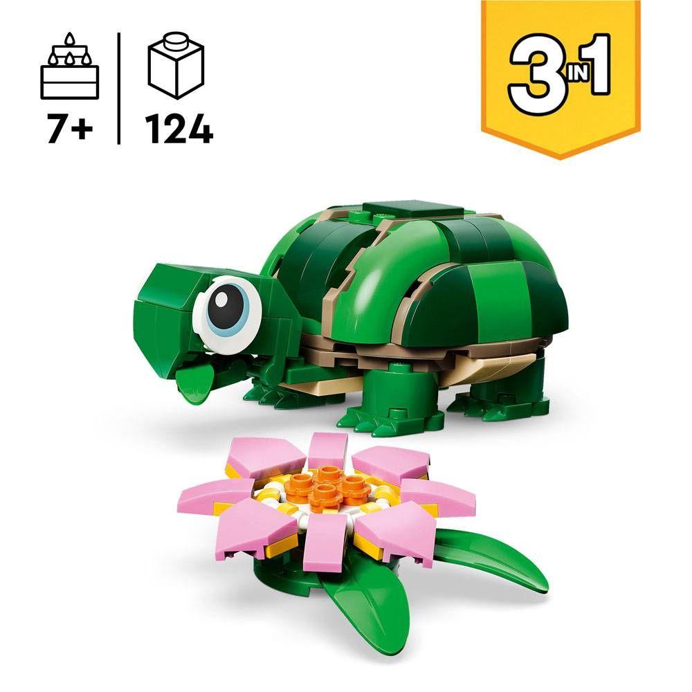 LEGO 31377 Creator Tartaruga Com Nenúfar (7+ anos - 124 peças) — miniatura 5