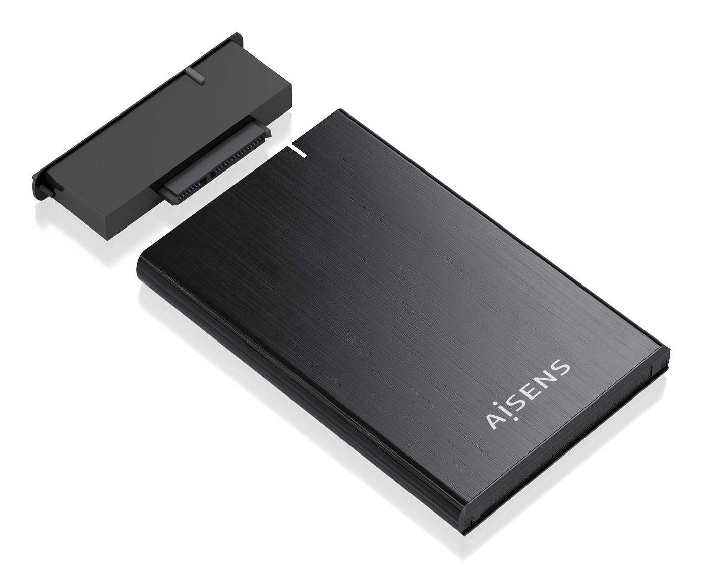 Caixa Externa AISENS ASE-2528B (2 TB - 2.5" - Preto) — miniatura 3