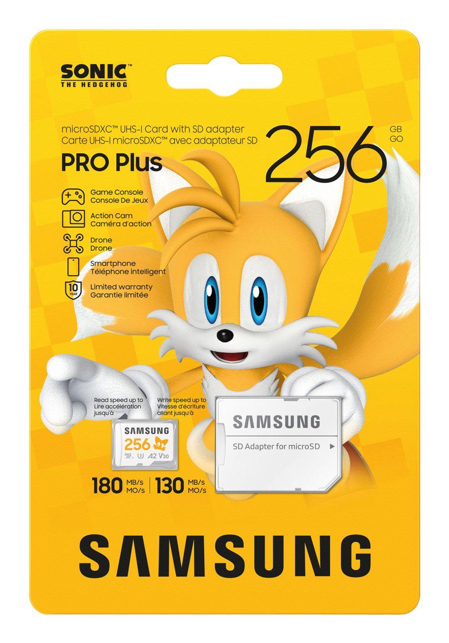 Cartão de Memória SAMSUNG PRO Plus Sonic MB-MD256SA/LC1 (256GB - Classe 10 - 180 MB/s - Cinzento, Branco e Amarelo) — miniatura 5