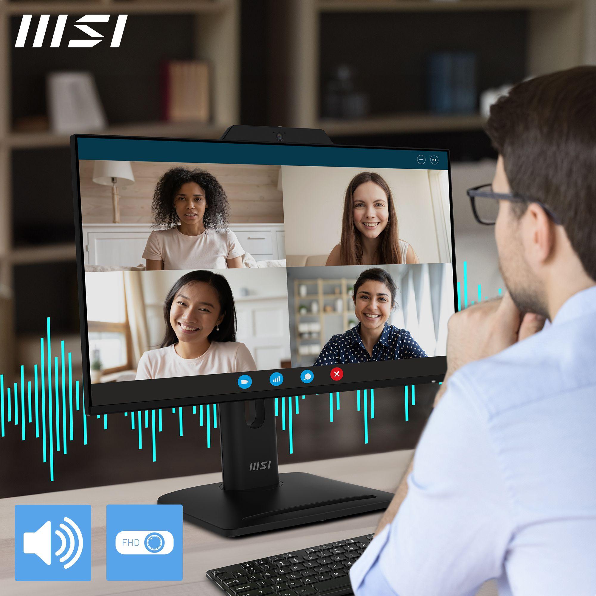 Monitor MSI PRO MP242PMG (23,8" - IPS - 120 Hz - Preto) — miniatura 3