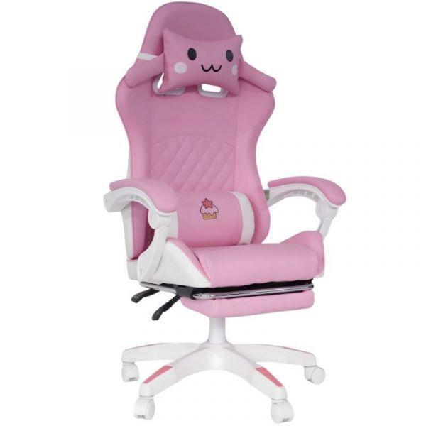 Cadeira Gaming POWERGAMING Sakura Neko (Design Ergonómico - Apoio para os Pés Retrátil) — miniatura 2