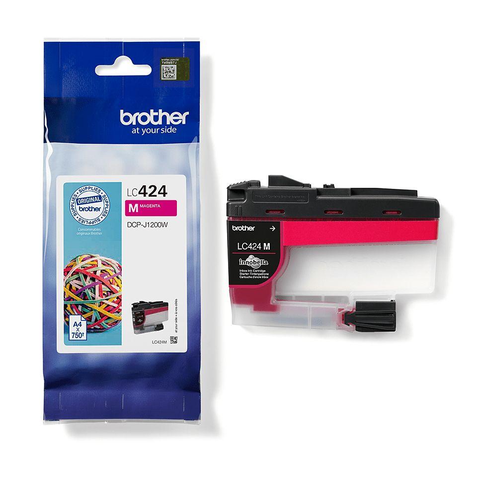 Tinteiro BROTHER LC424M (750 páginas - Magenta), miniatura 5