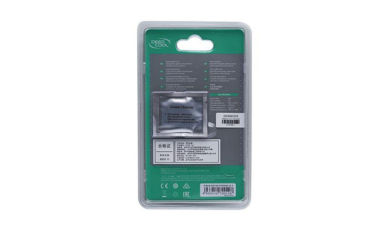 Pasta Térmica DEEPCOOL EX750 (Cola térmica - 6,2 W/m·K - 2,6 g/cm³ - Cinzento) — miniatura 10