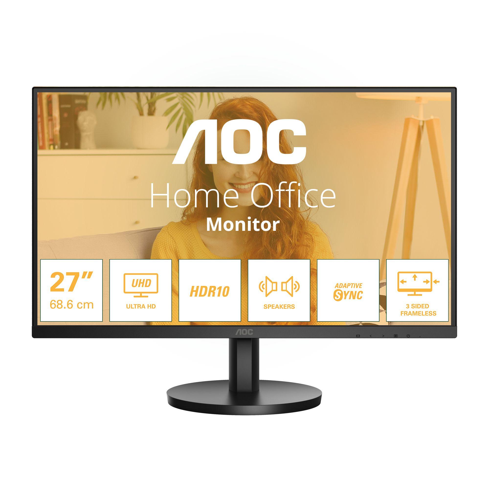 Monitor AOC U27B3A (27" - IPS - 60 Hz - Preto)