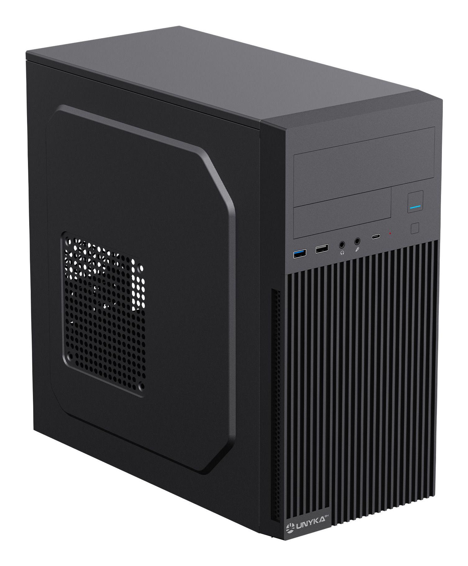 Caixa de Computador UNYKA AERO C260 (ITX, Micro ATX - 500 W - PC - Preto) — miniatura 3