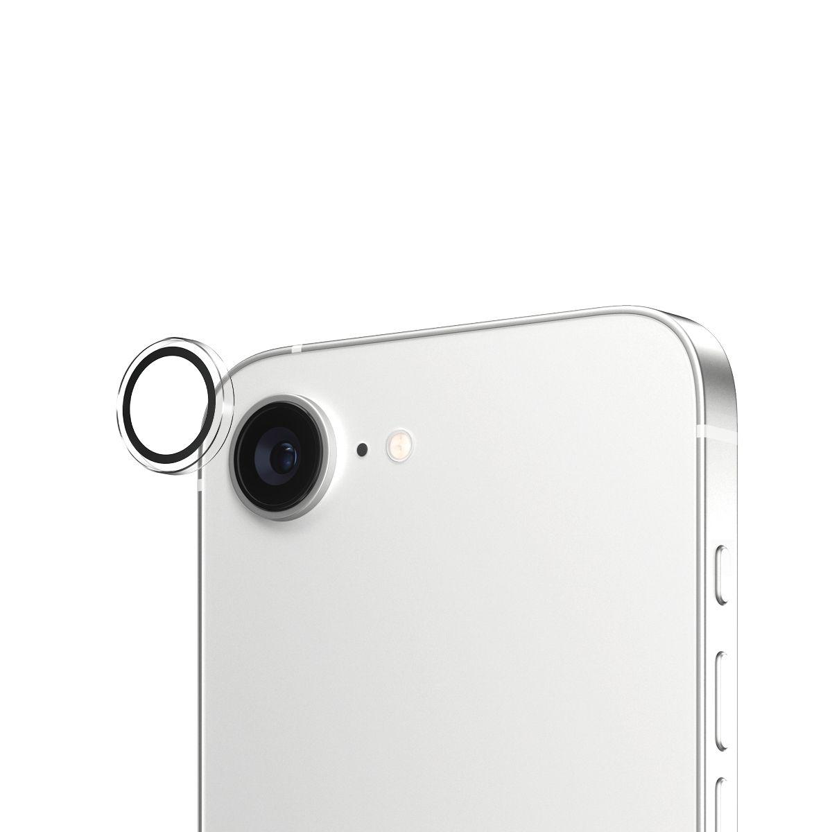 Protetor de Câmara PANZERGLASS Hoops (Apple - Vidro temperado, Silicone - Transparente)