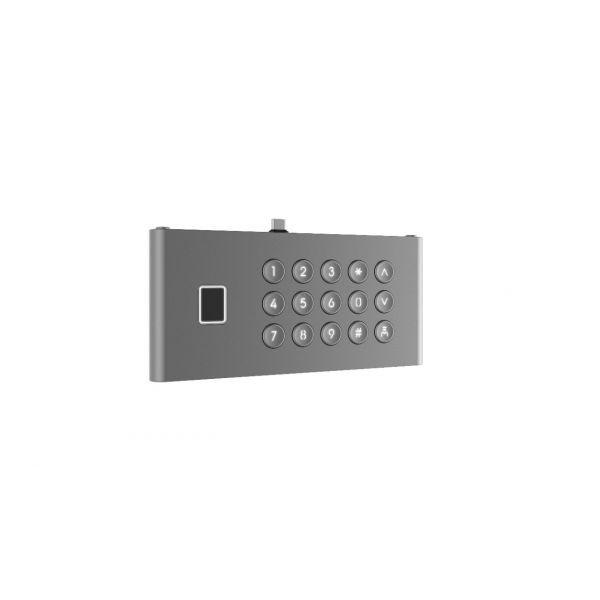 Módulo de Controlo de Acessos HIKVISION DS-KDM9633-FKP (Impressão Digital, PIN e IP65 - Cinzento), miniatura 2
