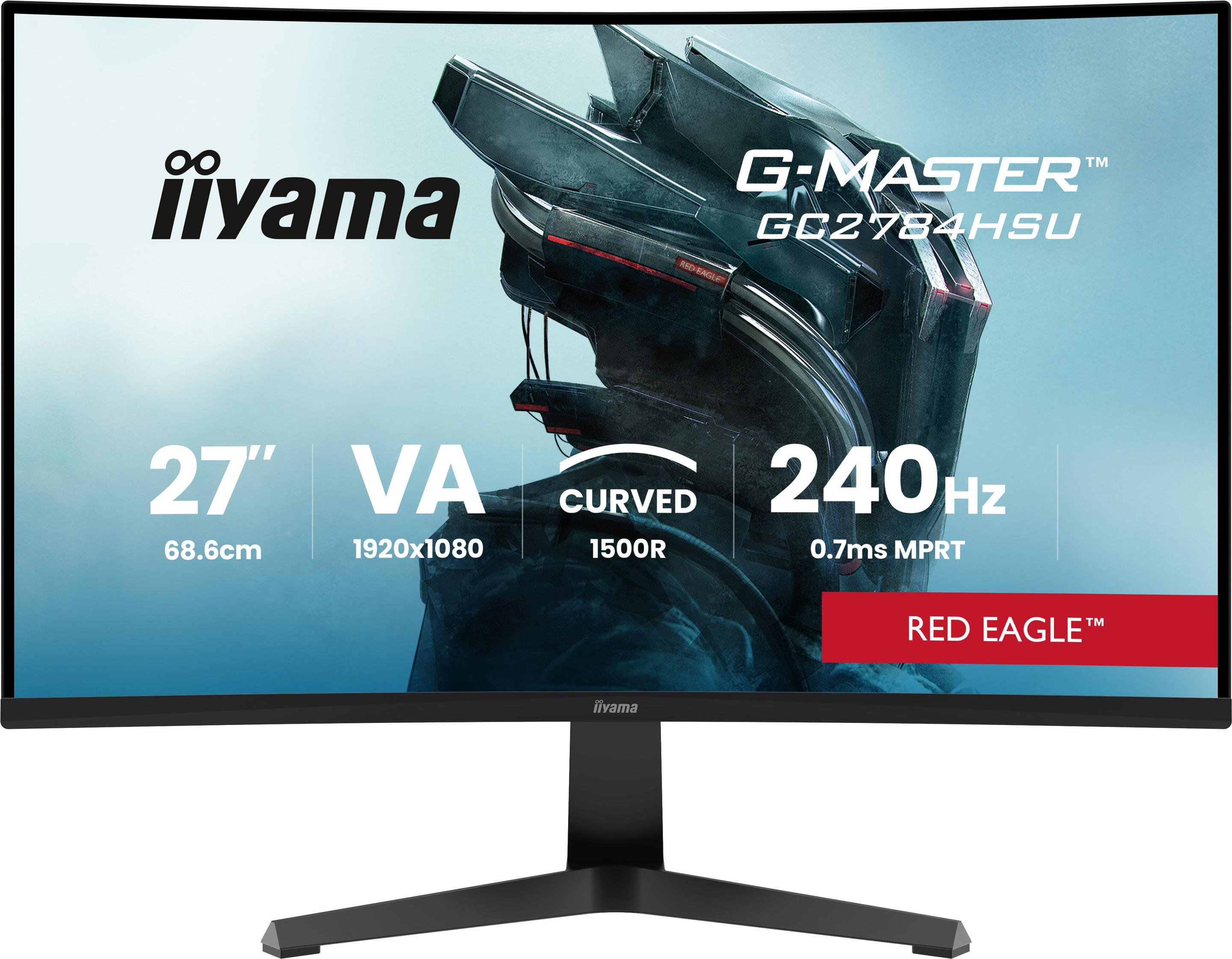 Monitor IIYAMA G-Master GC2784HSU-B1 (27" - VA - 240 Hz - Preto)