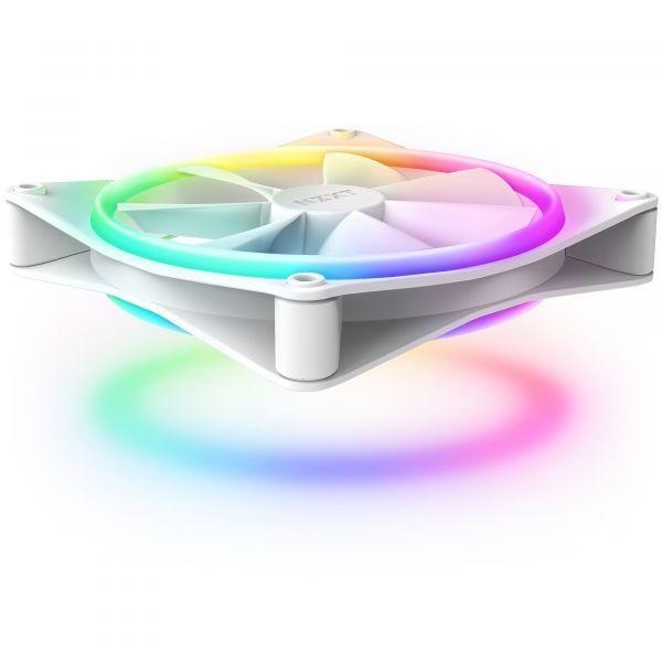 Ventoinha de Caixa NZXT F140 RGB DUO (Plástico e borracha - Azul, verde e vermelho - 3,12 W - Branco), miniatura 4