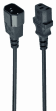 Cabo de Alimentação de Extensão GEMBIRD PC-189-VDE (1,8 m - C13 fêmea - C14 macho - Preto)