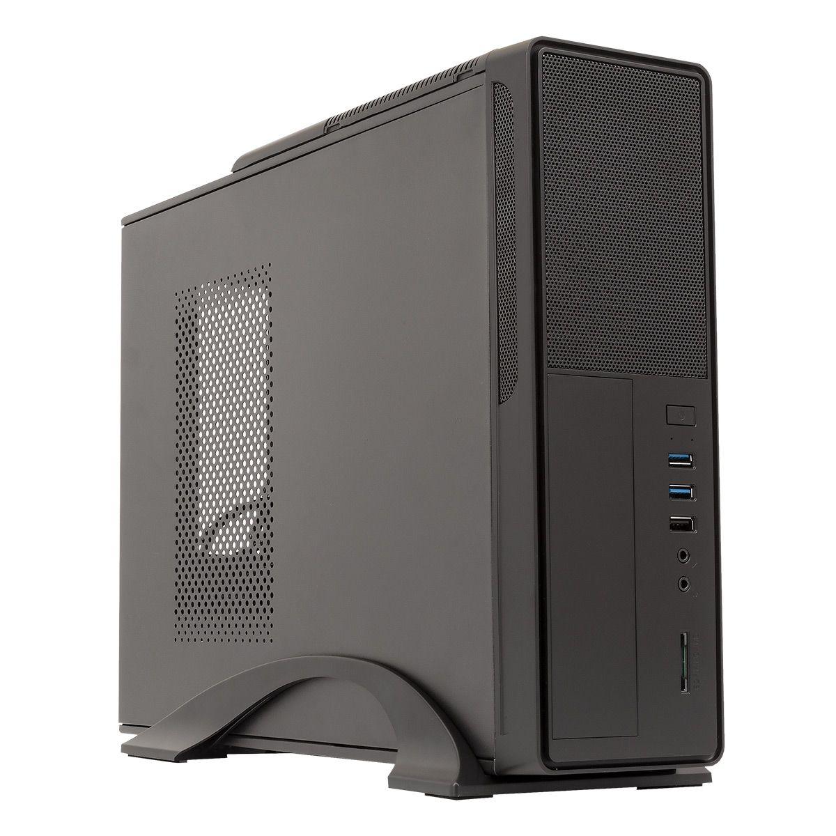 Caixa PC Slim UNYKACH K2010 (ITX, microATX - microATX - 450 W - Preto)