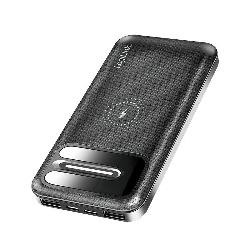 Powerbank LOGILINK PA0305 (8000 mAh - Até 10 W - Micro-USB + USB Type-C - Preto)