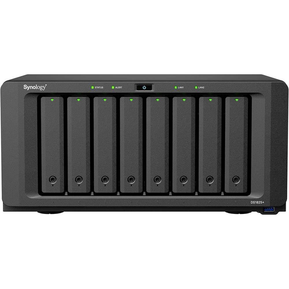 NAS SYNOLOGY DiskStation DS1825+ (3.5,M.2,2.5 " - M.2, SATA - AMD - Preto) — miniatura 4