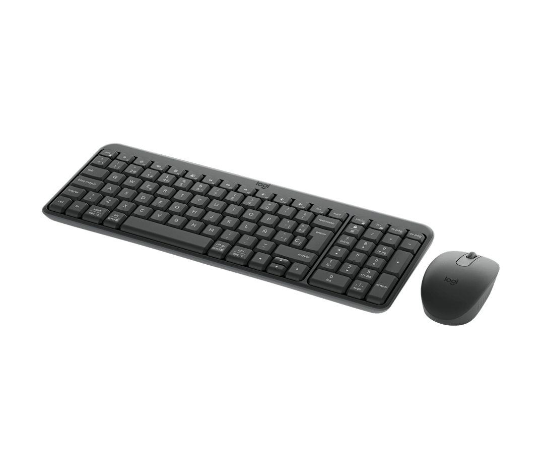 Teclado e Rato LOGITECH MK250 (Espanhol - Em linha reta - RF Wireless+Bluetooth - Grafite) — miniatura 5
