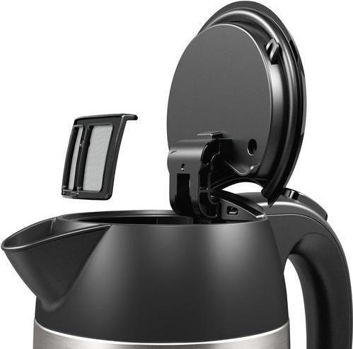 Jarro Elétrico BOSCH TWK3P420 (2400 W - 1,7 l - Aço inoxidável - Preto e Inox)