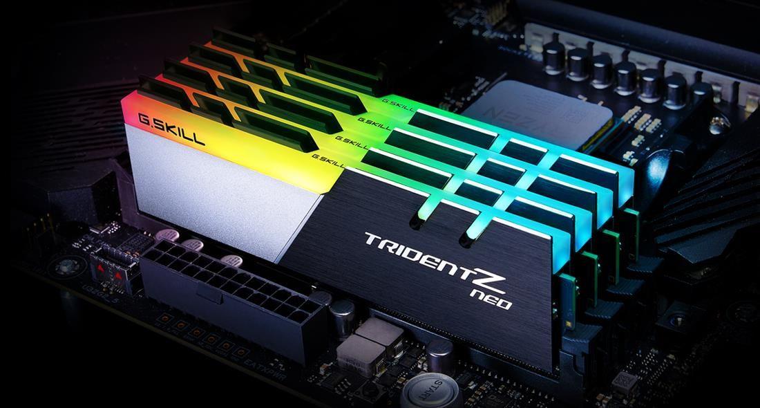 Memória RAM G.SKILL Trident Z Neo F4-3600C18D-32GTZN (3600 MHz - 32 GB - DIMM)