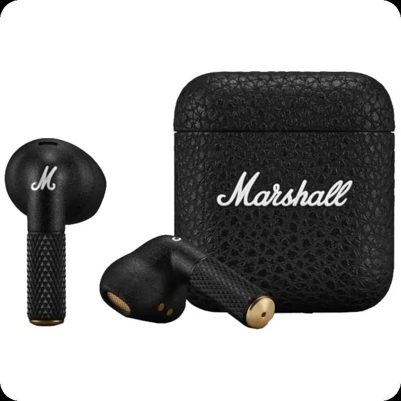 Auscultadores MARSHALL Minor IV (Auscultadores True Wireless - 12 mm - 20–20 000 Hz - Preto)