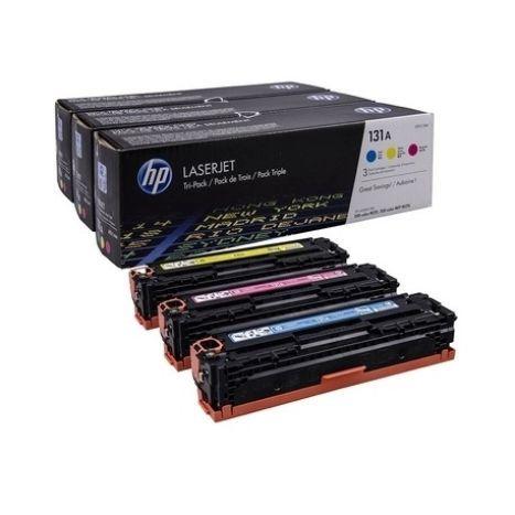 Pack de 3 Toners HP 131A U0SL1AM (1800 páginas - Ciano, Magenta e Amarelo), miniatura 3