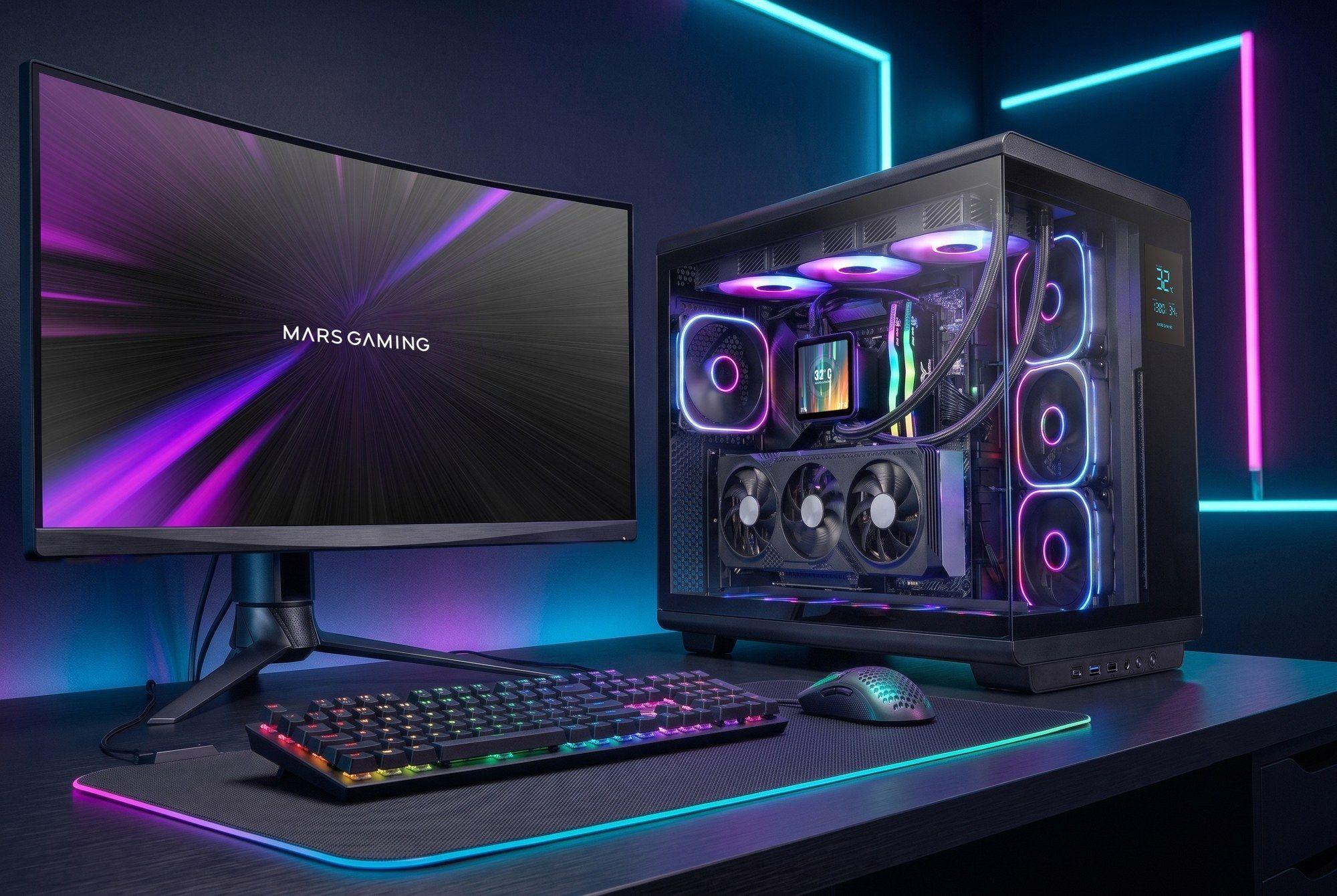 Caixa de Computador MARS GAMING MC-REVPRO (ATX - Ecrã LCD 4,3" - Preto) — miniatura 17