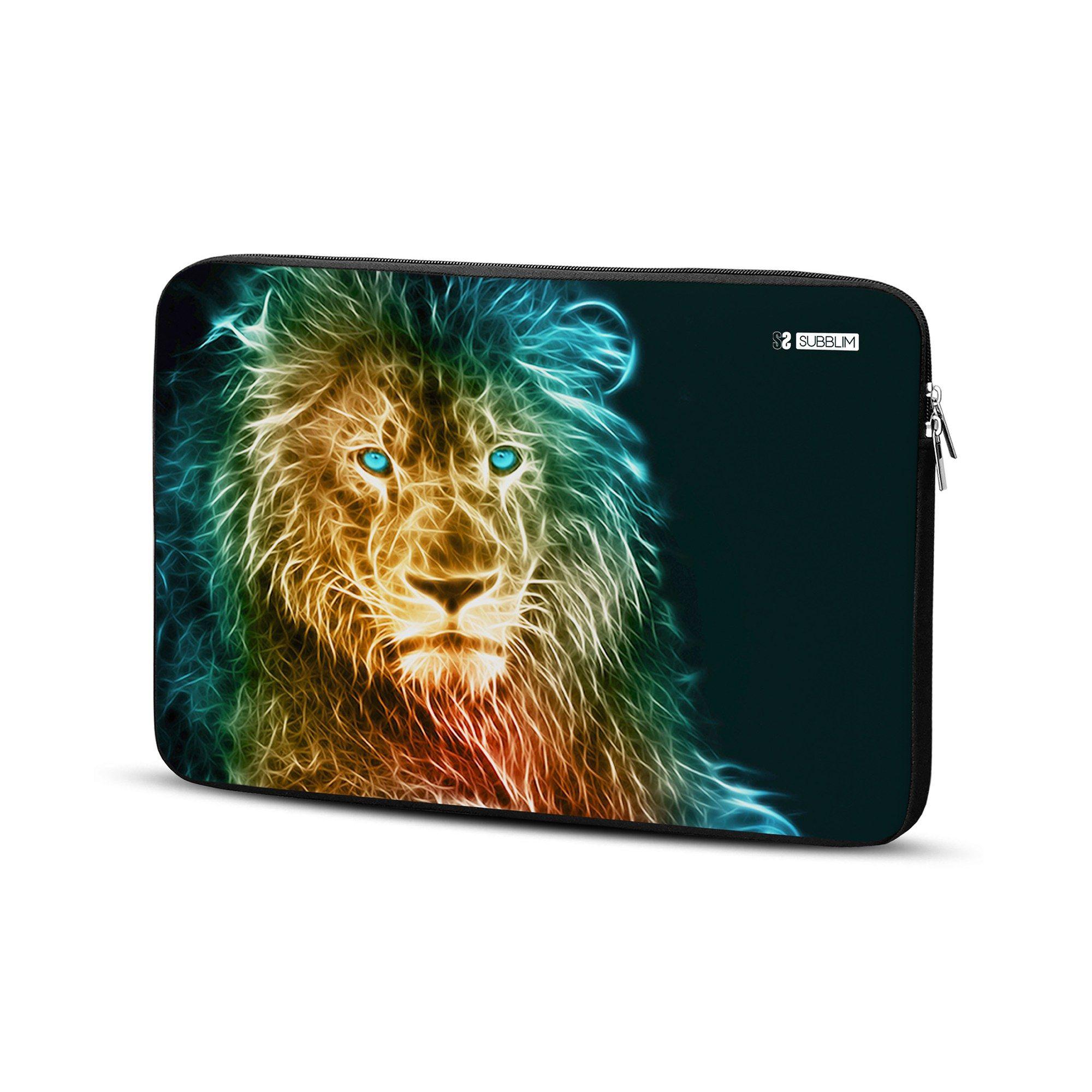 Bolsa para Portátil SUBBLIM Sleeve Neo Lion (Neopreno - 13,3 a 14 polegadas - Altura 24,9 cm - Multicor)