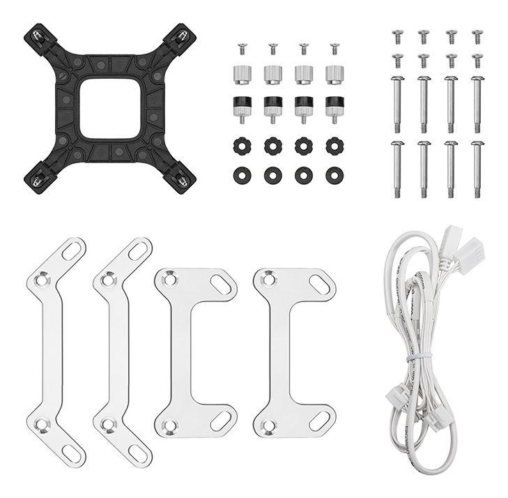 Kit de Refrigeração Líquida DEEPCOOL LM240 WH (120 mm - 2400 RPM - LED RGB - Branco) — miniatura 5