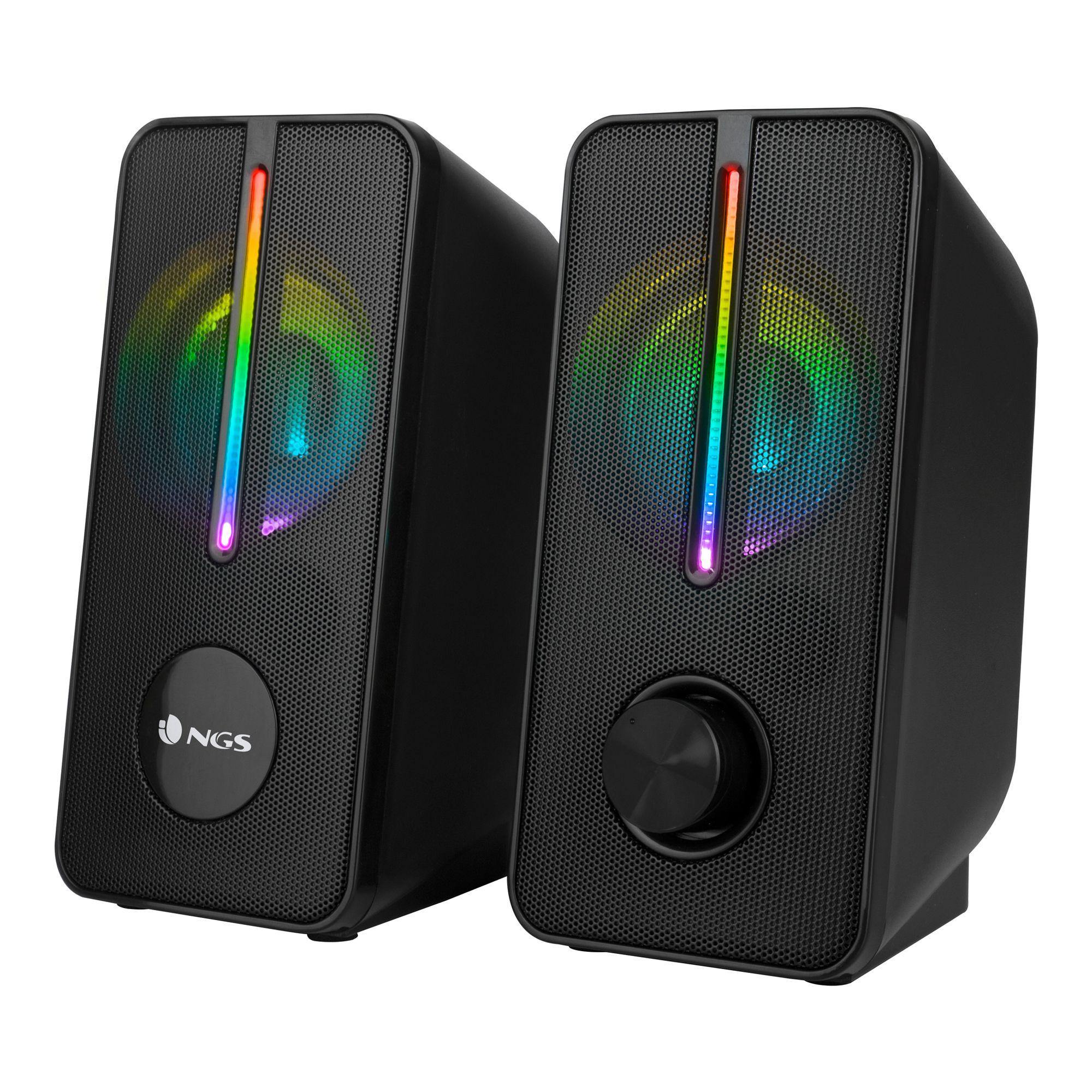 Colunas Gaming NGS GSX-150 (12 W - Sem fios - Preto)