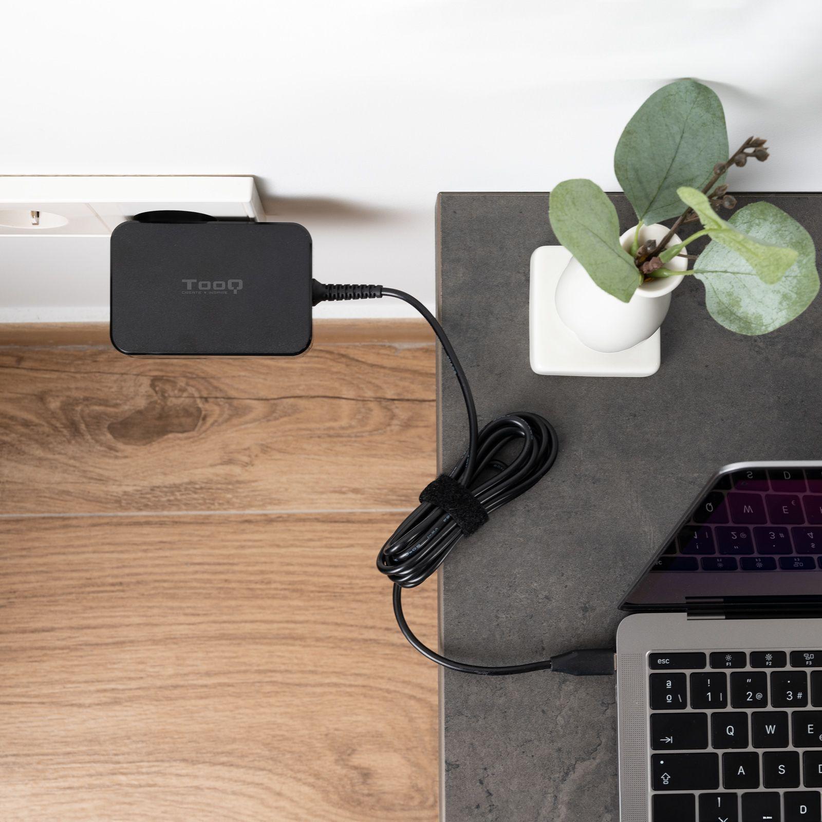 Carregador de Portátil TOOQ TQLC-USBCGAN90PD (90 W - 1.8 A - Preto) — miniatura 2