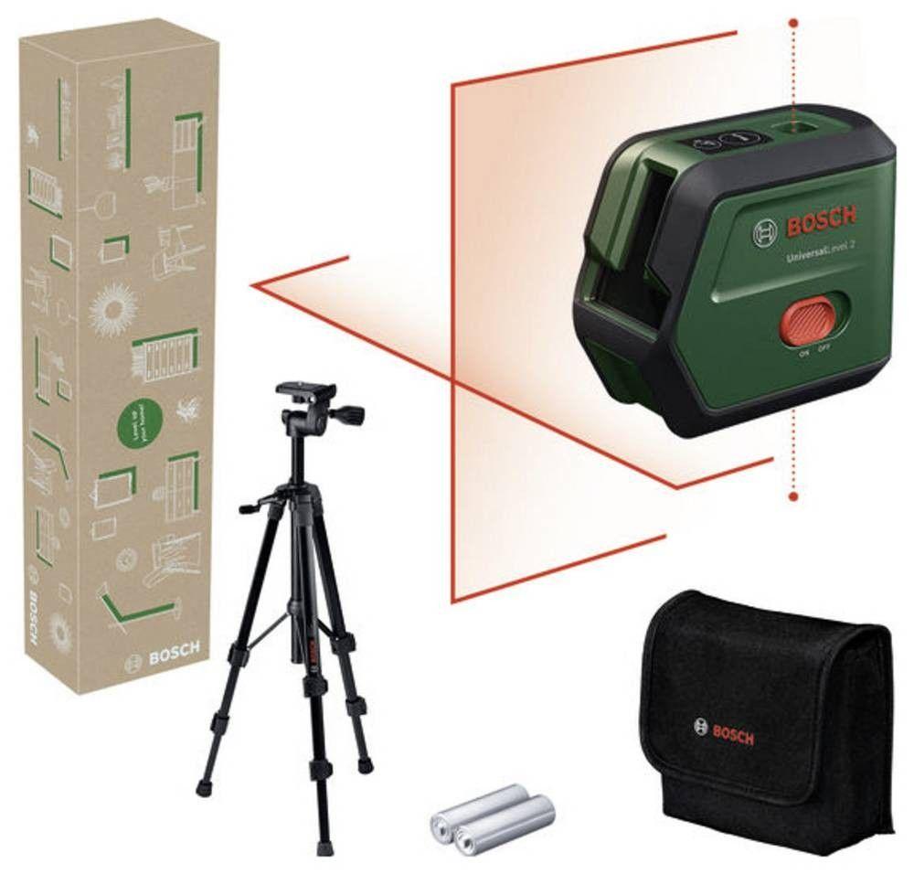 Laser de Linhas Cruzadas BOSCH UniversalLevel 2 Set (Verde)