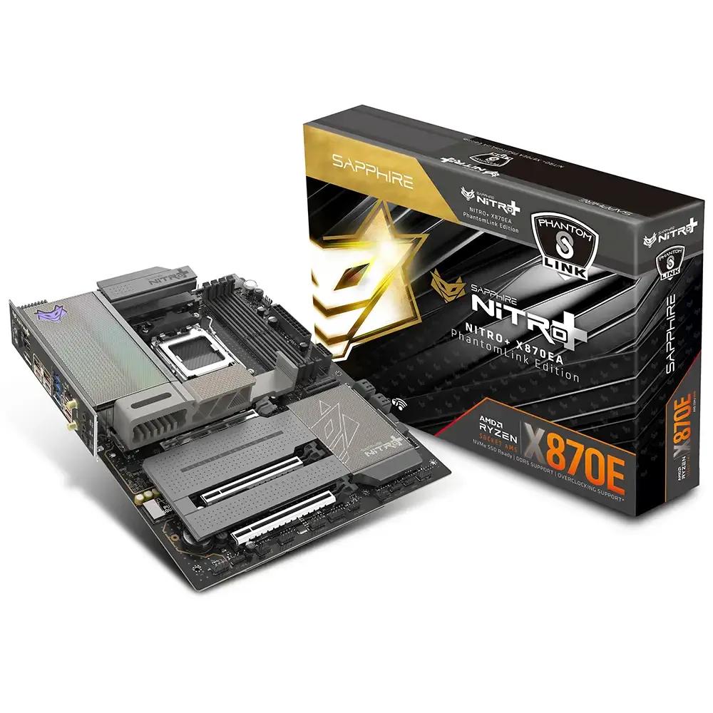 Motherboard SAPPHIRE NITRO+ X870EA WIFI7 Phantom Link (AM5 - ATX - 8400 MHz - Preto) — miniatura 2