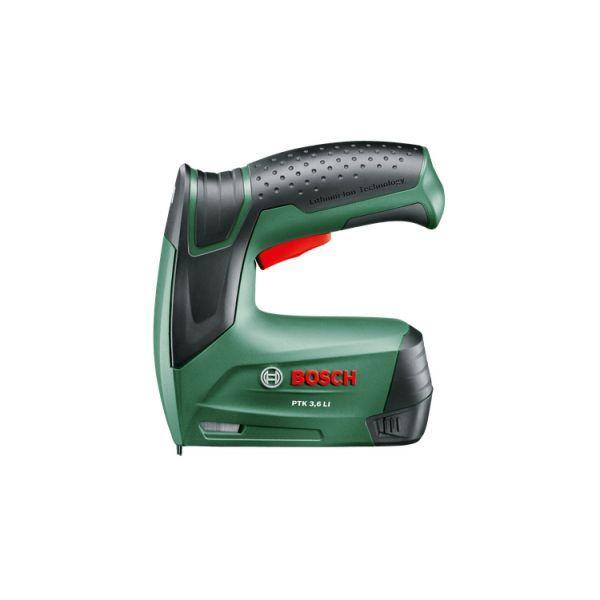 Agrafadora Elétrica a Bateria BOSCH PTK 3.6 Li Office Set (Verde/Preto)