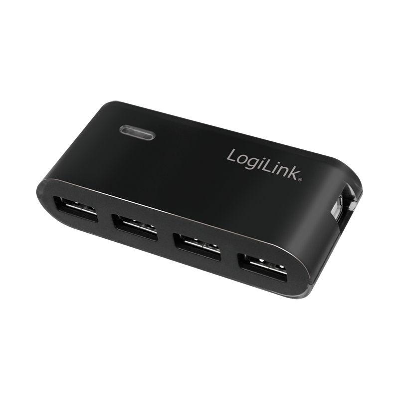 Hub USB LOGILINK UA0085 (USB 2.0 Type-A - Preto)
