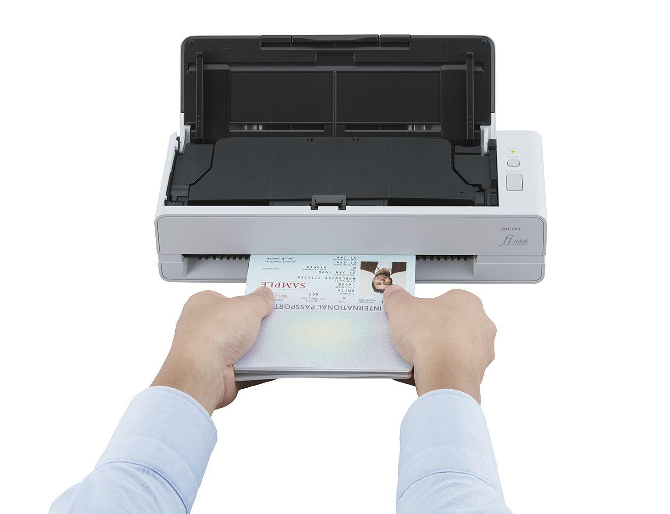 Scanner de Documentos RICOH FI-800R (AC - USB 1.1 - Preto e Branco) — miniatura 4